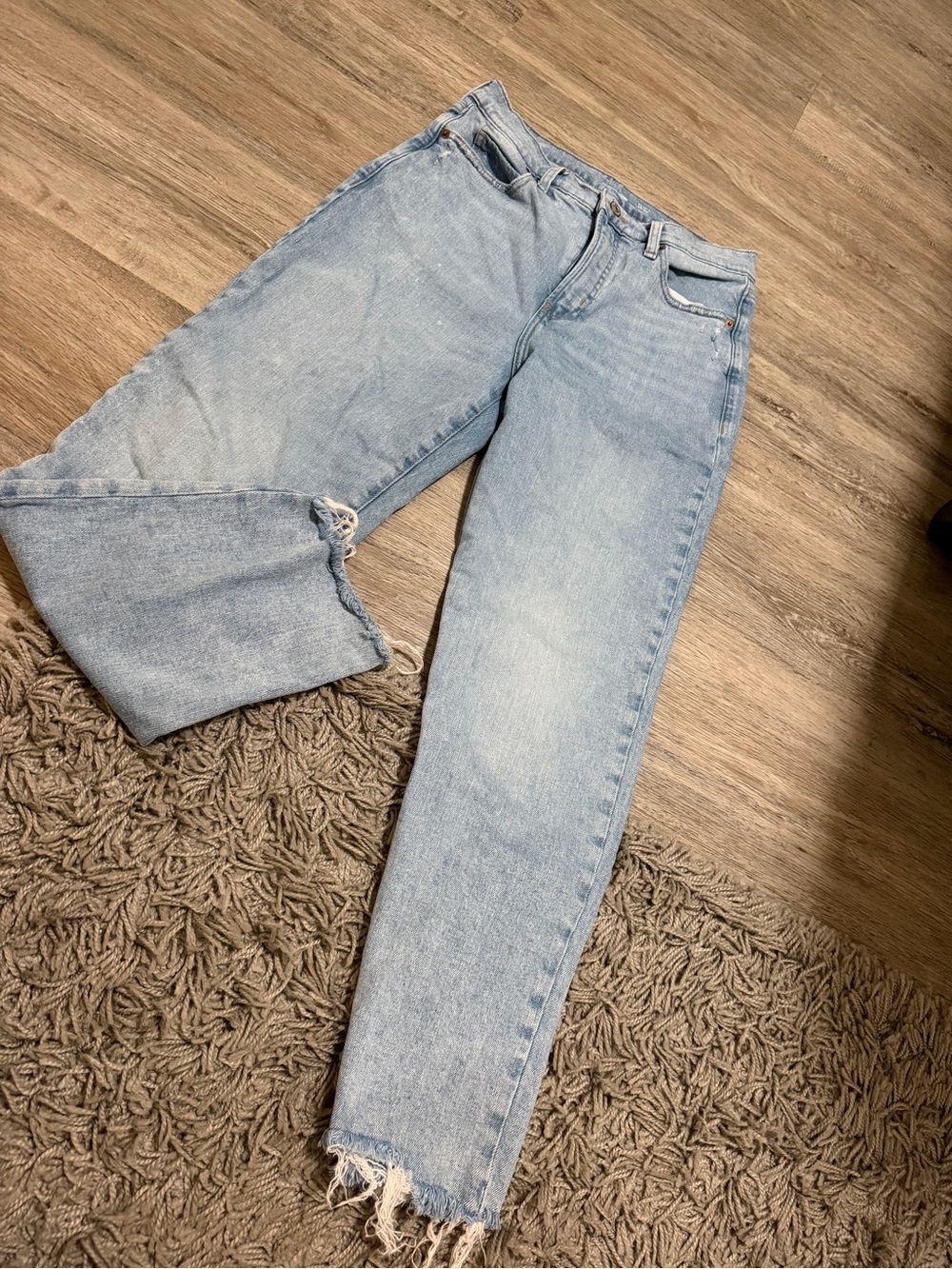 Old Navy Light Wash Slim Straight Jeans